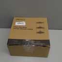 Consumest Corner Shower Caddy Stand - 3 Tier Shower Organizer with Soap Holder, Tall Floor Corner Shelves Standing with Adjustable Feet & 4 Hooks, Storage Rack for Bathroom Black