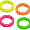 Lucky Line Large Key Identifiers, 150 Per Box, Assorted Neon Colors (16617)