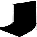 Black Velvet Photography Backdrop,Light Absorbing Non Reflective Solid Professional Black Background Cloth (60"x60")