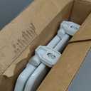 Mayfair Linden Slow Close Toilet Seat, Non Slip Heavy Duty Wood, Easy Install, Elongated, White