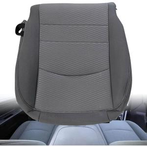 GXARTS Driver Side Bottom Replacement Cloth Seat Cover Gray #X8 Compatible with Dodge Ram 1500 2500 3500 4500 5500 SLT 2013 2014 2015 2016 2017 2018