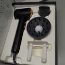 Tideway Hair Dryer Professional High-Speed Ionic Blow Dryer 110,000 RPM, Compact Hair Dryer with Magnetic Diffuser, Fast Drying with Brushless Motor Low Noise Smart Temperature Control-H11 (Black)