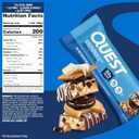 Quest Nutrition Overload Protein Bars, Cookie Commotion, 20g Protein, 1g Sugar, 3g Net Carbs, Gluten Free, 12 Count (EXP 02/14/27)