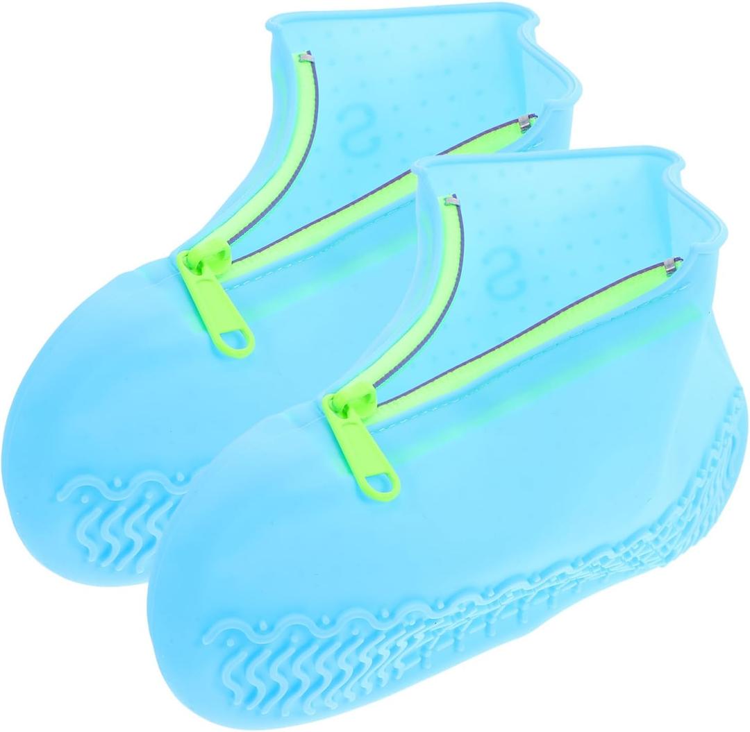 1Pair Silicone Shoes Cover Skid Protective Cover for Outdoor Use S Blue Durable and Easy to Store for Rainy Days and Outdoor Activities
