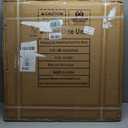 SKM Washer and Dryer Pedestal with Solid Top and Drawer, 28x28x14 in, Black