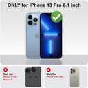 Yeddabox Compatible for iPhone 13 Pro Case Cute Heart Phone Case Full Camera Protection Soft TPU Shockproof Cover for Women Girls - Colorful 5