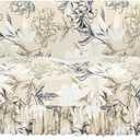 FUANGUI Loveseat Couch Cover Slipcover 1 Piece, Stretch Printed Love Seat Sofa Cover for 2 Cushion Couch with Skirt, Couch Slip Covers Pet Friendly, Washable Furniture Protector (2-Seater, 57"-70") (Medium)