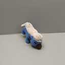 IOKHEIRA Dog Plush Toys for Aggressive Chewers, Indestructible Dog Squeaky Toys with Crinkle Paper, Durable Teething Chew Toys for Medium and Large Breed (Blue)