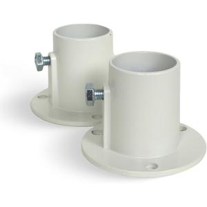 Blue Wave NE1228PR Aluminum Deck Flanges for Above Ground Pool Ladder - Pair