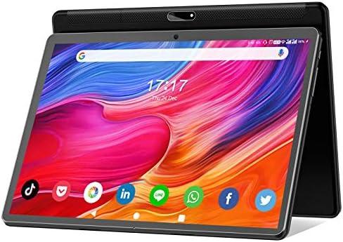 Tablet 10.1 inch Android Tablet 2025 Latest Update Octa-Core Processor with 64GB Storage, Dual 13MP+5MP Camera, WiFi, Bluetooth, GPS, 512GB Expand Support, IPS Full HD Display (Black)