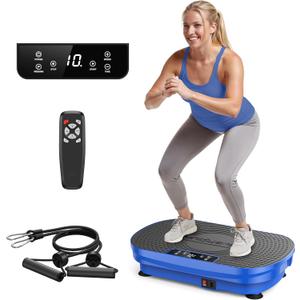 FEIERDUN Vibration Plate Exercise Machine, Vibration Plate for Lymphatic Drainage, Power Plate Vibration Platform for Weight Loss, Toning & Wellness