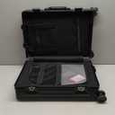 All Aluminum Carry On Luggage 22x14x9 Airline ApprovedHard Shell Carry On Luggage, Zipperless Luggage Aluminum Suitcase Luggage (black, 20inch)