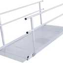 8' L Silver Spring Portable Wheelchair Ramp with Handrails, 850 lb. Capacity for Scooters, Walkers, Canes, Rollators - 8' L x 36" W