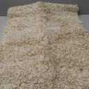 Yimobra Bathroom Rugs Non Slip Washable Ultra Soft Absorbent Microfiber Bath Mat, Dual-Tone Decor Rug with Rubber Backing for Bathroom Floor, Tub and Shower,24x17,Home Essentials,Light Beige & White