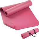 KEEP Extra Thick NBR Yoga Mat for Women & Men, 10mm Thick, 72x24 Large Exercise Mat with Non-Slip Workout Mat for Yoga, Pilates, Stretching, Meditation Wide & Cushioned Fitness Mat