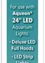 Aqueon LED Aquarium Lamp Replacements White 24 Inches, Pack of 2