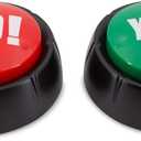 Talking Yes & No Buzzer Buttons - Pack of 2, Large