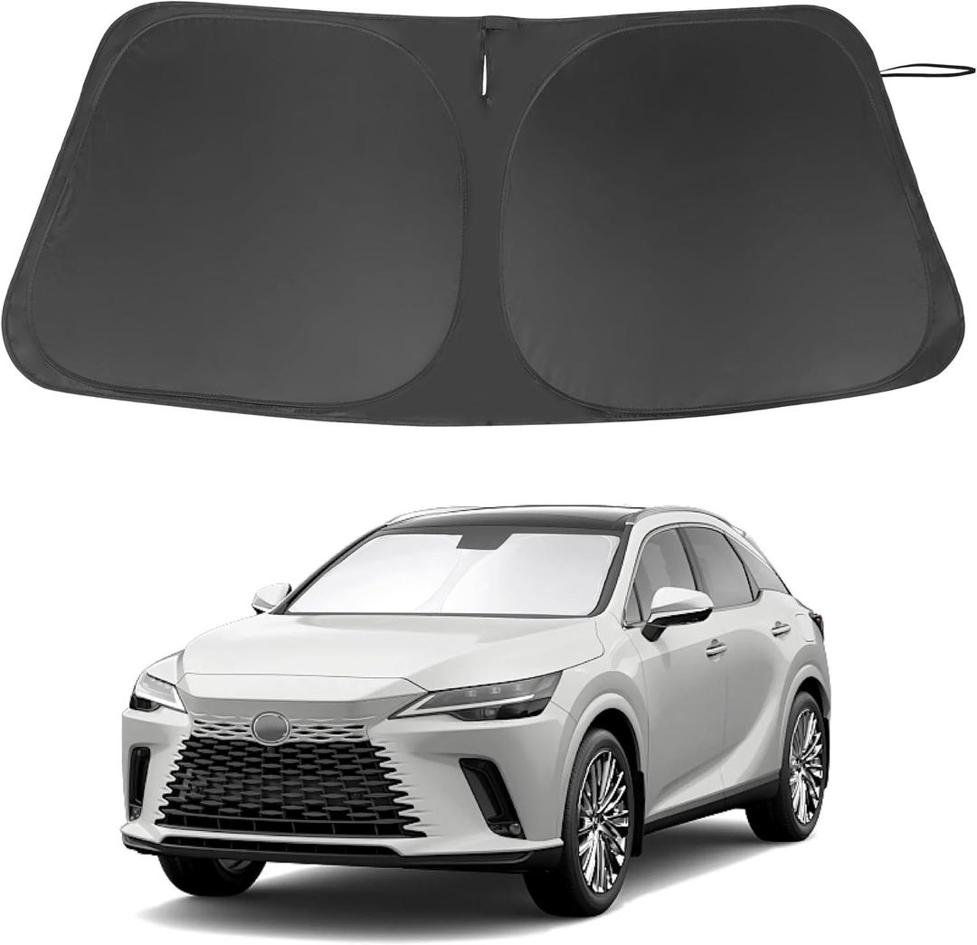 Windshield Sun Shade Front Window Sunshade Sun Blocker Fit for 2023 2024 2025 2026 Lexus RX Accessories Keep Car Interior Cool