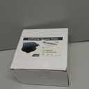 WEBANG 6 Inch Square Shower Floor Drain with Flange,Quadrato Pattern Grate Removable,Food-Grade SUS 304 Stainless Steel,Watermark&CUPC Certified,Matte Black