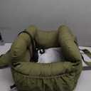 Dog Car Seat for Small Dogs, Portable Puppy Car Seat of Easy Installation, Fashionable Pet Carrier Bag with Large Pockets, Machine Washable Dog Booster Seat (Army Green)
