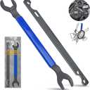 Fan Clutch Wrench Set,32mm & 36mm Clutch Fan Tool Wrench,Water Pump Pulley Holder Removal Tool For BMW, Ford, GM, dodge,Chevrolet,jeep Fan Clutch Removal Kit,Water Pump Holder