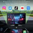 [2025 Upgrade] Apple Carplay Screen for Car&Android Auto Screen with 4K Dash Cam,Backup Camera,Portable 9" HD IPS Screen for Car,GPS Navigation,Bluetooth,AirPlay,AUX/FM for All Vehicles