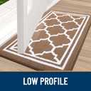 Buganda Indoor Door Mat, Dirt Resistant Doormat, 59x23, Brown