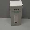 Portable Bottle Warmer for Travel, Fast Baby Bottle Warmer Portable with Precise Temperature Control,17 OZ Portable Milk Warmer for Baby, Travel Bottle Warmer On The Go for Breastmilk Formula & Water (White)