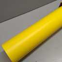 Innoplast BollardGard 4" x 52" 1-Pack Round Top Bollard Cover (Yellow No Tape)