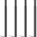Adjustable Table Legs 28"-43" - 4 Pcs Breakfast Bar Legs, Kitchen Worktop Support Legs, Office Desk Legs, Heavy Duty Metal Sturdy Steel Frame,Black