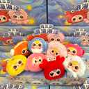 Baby Three Romantic Ocean Sea Animals Series Plush Box Toys, Mystery Box Surprise Doll with Keyring for Girls Toys Gift, Random 1pc