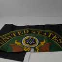 US Army Crest Emblem Flags 3x5 Outdoor Double Sided- Army Green Crest Military Flag 3 Ply Heavy Duty with 2 Brass Grommets for Outside Oudoor
