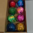 Anditoy 8 Pack Jumbo Unicorn & Dinosaur Deformation Eggs Prefilled Plastic Easter Eggs with Toys Inside for Kids Boys Girls Toddlers Easter Basket Stuffers Gifts Fillers Party Favors