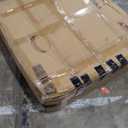 Merax 31 Inch Modern Round Coffee Table with Sturdy Base, Wood Center Tables for Living Room Reception Room, Easy Assemble, Black