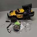 BLUEJAY Remote Control Car for Boys, RC Cars, 1:12 Monster RC Truck Off Road with LED Headlight and Rechargeable Battery Gifts for Adults Boys 8-12 (Matt Yellow)