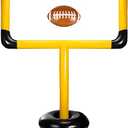 Inflatable Jumbo Football Set Inflatable Football Goal with Beach Ball Target Goal Post Ball Accessories Outdoor Sport Summer Beach Pool Games for Practice and Fun