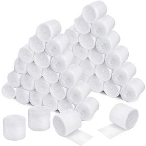 Coloch 48 Rolls Cast Padding, Soft Cotton Undercast Padding Gauze Bandage Wrap Roll Use with Plaster Cloth Individually Packed for Crafts, Body Casts, Mask Making & Art Projects, 2" x 8.8ft