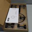 3pc Bathroom Hardware Set with Matte Black Toilet Paper Holder, Towel Ring, Towel Bar SUS304 Stainless Steel Toilet Paper Roll Holder Wall Mount, Bathroom Towel Holder, Towel Rack Set