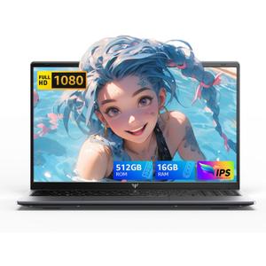 15.6" Business Laptop with Alder Lake N97 Processor (Up to 3.6GHz), 16GB RAM, 512GB SSD, Traditional Laptop Computer, Lightweight, Numeric Keypad, Webcam 15.6" Business Laptop with Alder Lake N97 Processor (Up to 3.6GHz), 16GB RAM, 512GB SSD, Traditional Laptop Computer, Lightweight, Numeric Keypad, Webcam