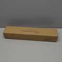 KAMANINA Curtain Rods No Drilling for Windows 32 to 86 Inches, 5/8 Inch Adjustable Renter Friendly Curain Rod with 3M Adhesive Brackets without Drilling, Black