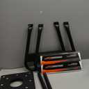 JFG RACING Motorcycle Stand Detachable Dirt Bike Stand Universal Anti-skid Maintenance for Most Motorcycle Dirt Bike Black