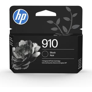 HP 910 Black Ink Cartridge | Works with OfficeJet 8010, 8020 Series, OfficeJet Pro 8020, 8030 Series | Eligible for Instant Ink | 3YL61AN