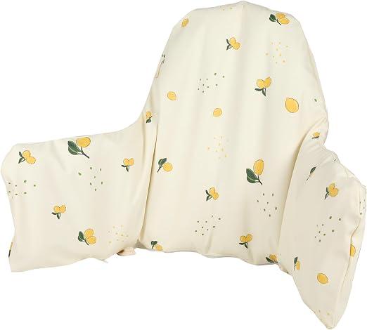 HALAA VAUVA High Chair Cushion with Cover Pad Compatible with IKEA Antilop Babies Toddlers Inflatable & Reversible Built-in Inflatable Cushion Lemon White, 
Size	26 inches by 14.5 inches