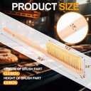 Maxdot 1 Pcs 36 Inch Giant Oven Brush Pizza Stone Brush with Long Handle for BBQ Grill Cleaning, Outdoor Oven Accessories