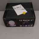 VOLISUN 12 Pack 3 Inch 5CCT Recessed Light with Night Light, Canless LED Recessed Lighting 3 inch, 2700K-5000K Selectable, 500LM Dimmable Recessed Ceiling Wafer Light, ETL Certificated