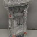 Geiserailie 1 Pair Aluminum Underarm Crutches Lightweight Crutches with Height Adjustment up to 300 Lbs Walking Aid for Adults Elder Range 4'6 6'6 with Underarm Pad and Hand Grip