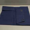 Cotton Canvas Cross Back Apron for Art Painting Garden Chef Bartender Work,Women Men 3 Pockets Waterproof Adjustable M-XXL (Blue)