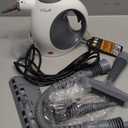 Handheld Steam Cleaner with Safety Lock, 500mL Large Tank & 19PCS Accessories - Multi-Surface Deep Cleaning for Kitchen, Bathroom, Car, Sofa - Removes Stubborn Grime, Sanitizes Surfaces (White)