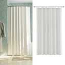 Zenna Home Waterproof Fabric Shower Curtain 70" x 72"