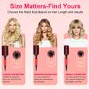 BBV Round Brush for Blow Out, Hair Brushes for Women, Boar Bristle Round Hair Brush for Curling, Styling, Volume & Shine (1.1 inch)